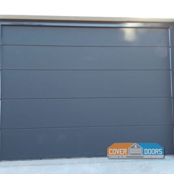 Puerta insulada gris